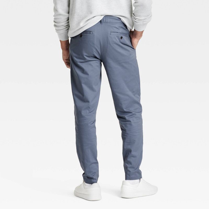 slide 2 of 3, Men's Extended Tab Pleated Dress Trousers - Goodfellow & Co™ Steel Gray 32x30: Relaxed Leg, 1 ct