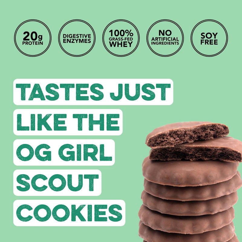 slide 3 of 9, Clean Simple Eats Protein Powder - Mint Chocolate Cookie - Whey Protein Isolate - 1.2oz/1 Stick, 1.2 oz