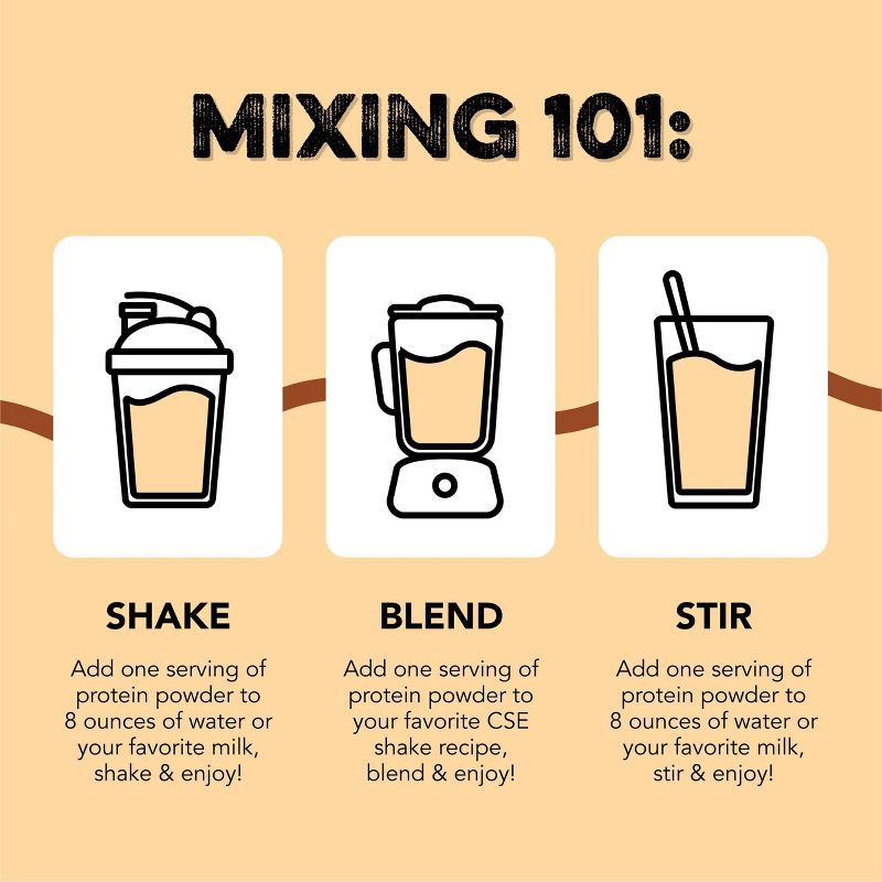 slide 5 of 9, Clean Simple Eats Protein Powder - Eggnog - 1 Stick/1.16oz, 1 oz