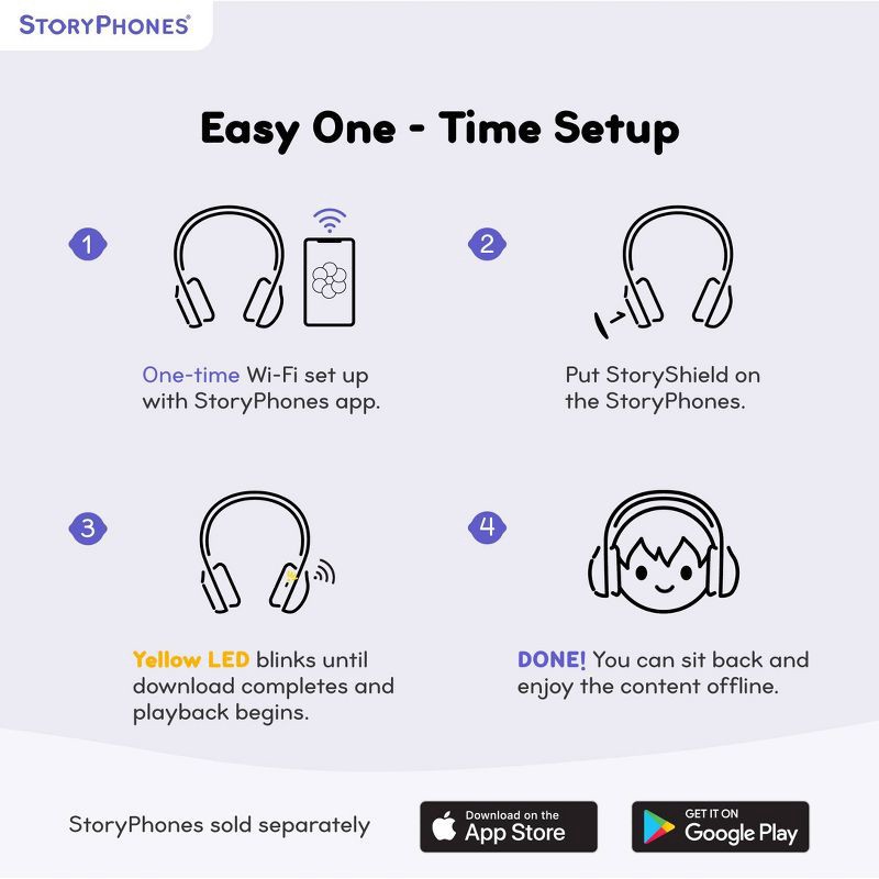 slide 4 of 7, StoryPhones Disney Tales of Courage and Kindness Featuring Moana and Ariel: Electronic Storybook for Ages 3-12, 1 ct
