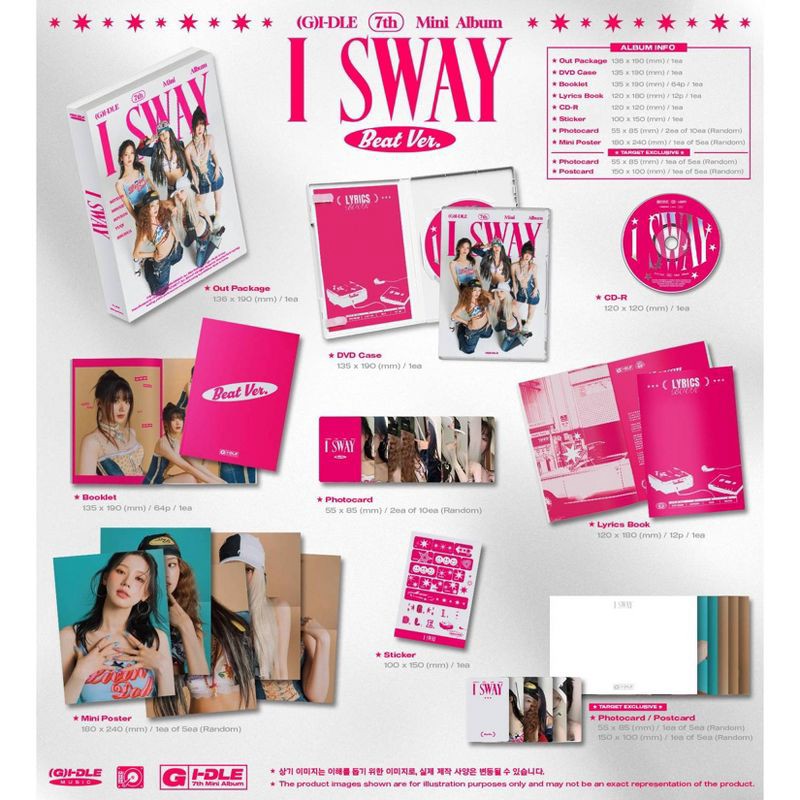 slide 2 of 4, Universal Music Group (G)I-DLE - I SWAY (Target Exclusive, CD), 1 ct