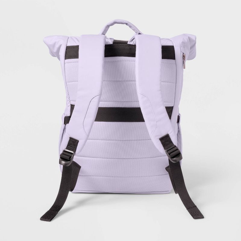 slide 3 of 6, Puffer 16" Backpack Thistle - Open Story™: Laptop Bag, Water-Resistant, Recycled Polyester, 1 ct