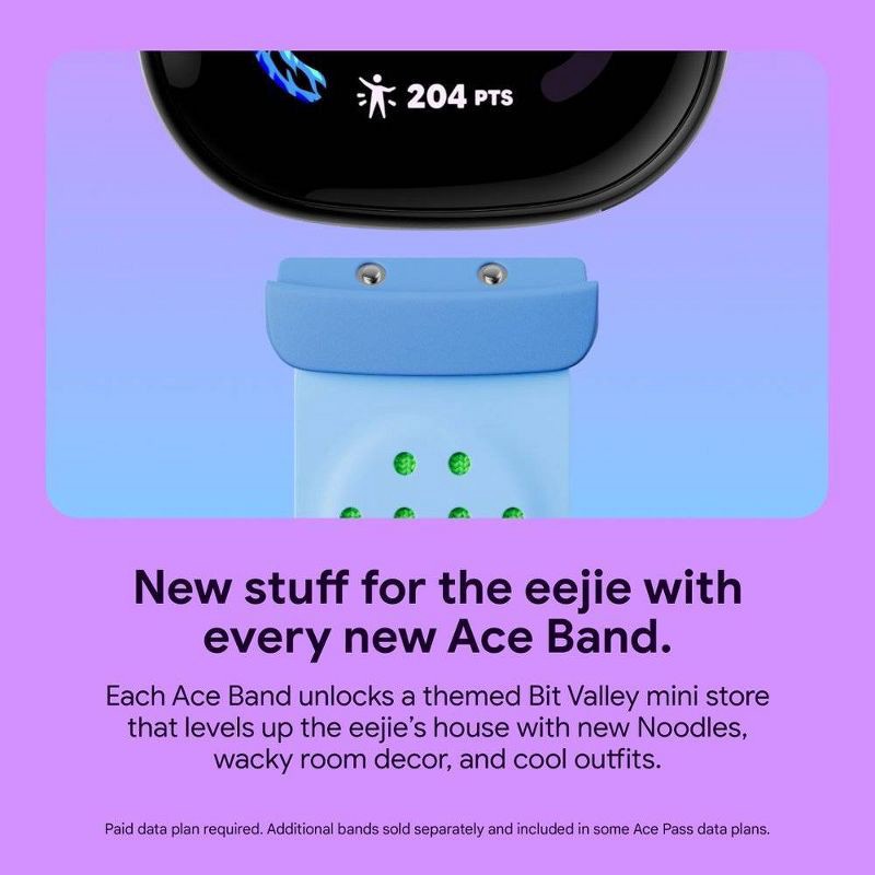 slide 6 of 8, Google Fitbit Ace LTE Kids Smartwatch Active Band - Camp Nightmare, 1 ct