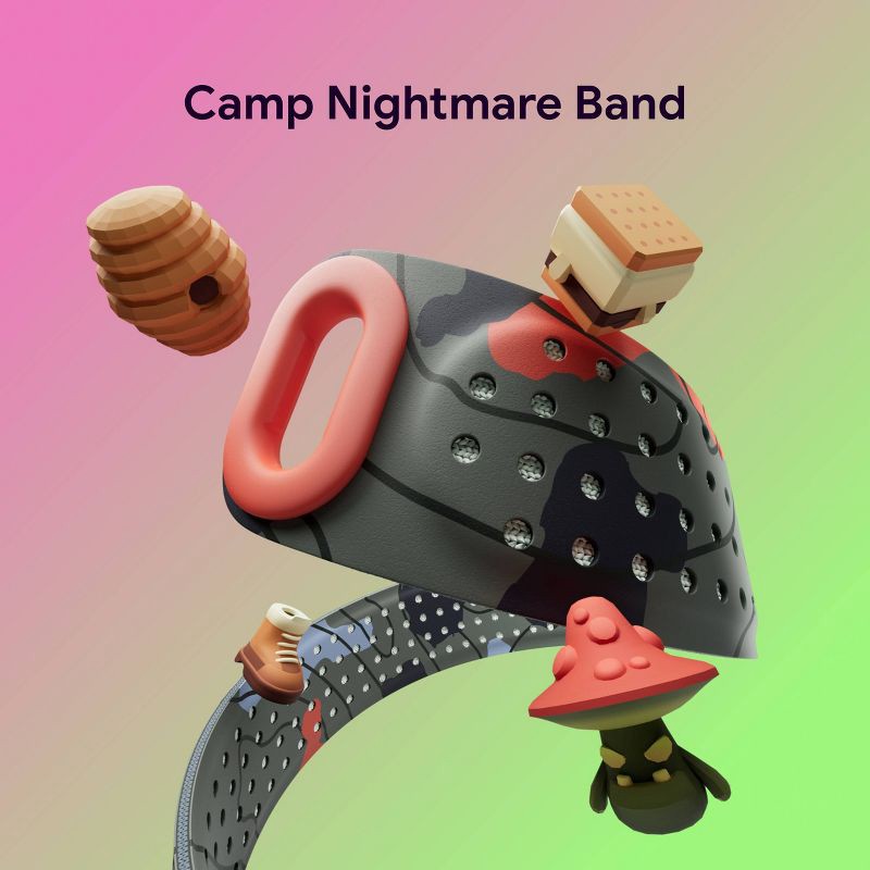 slide 8 of 8, Google Fitbit Ace LTE Kids Smartwatch Active Band - Camp Nightmare, 1 ct