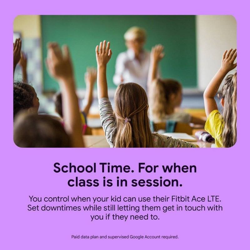 slide 12 of 15, Google Fitbit Ace LTE Kids Smartwatch - Spicy, 1 ct