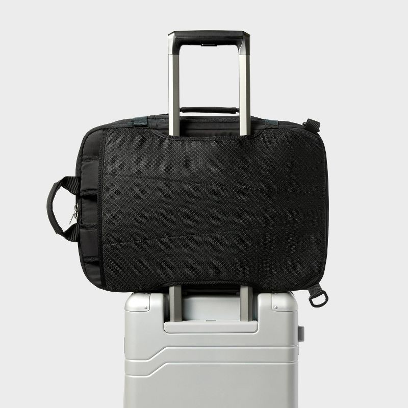 slide 6 of 7, 40L Travel Backpack With Expansion Black - Open Story™️, 40 liter