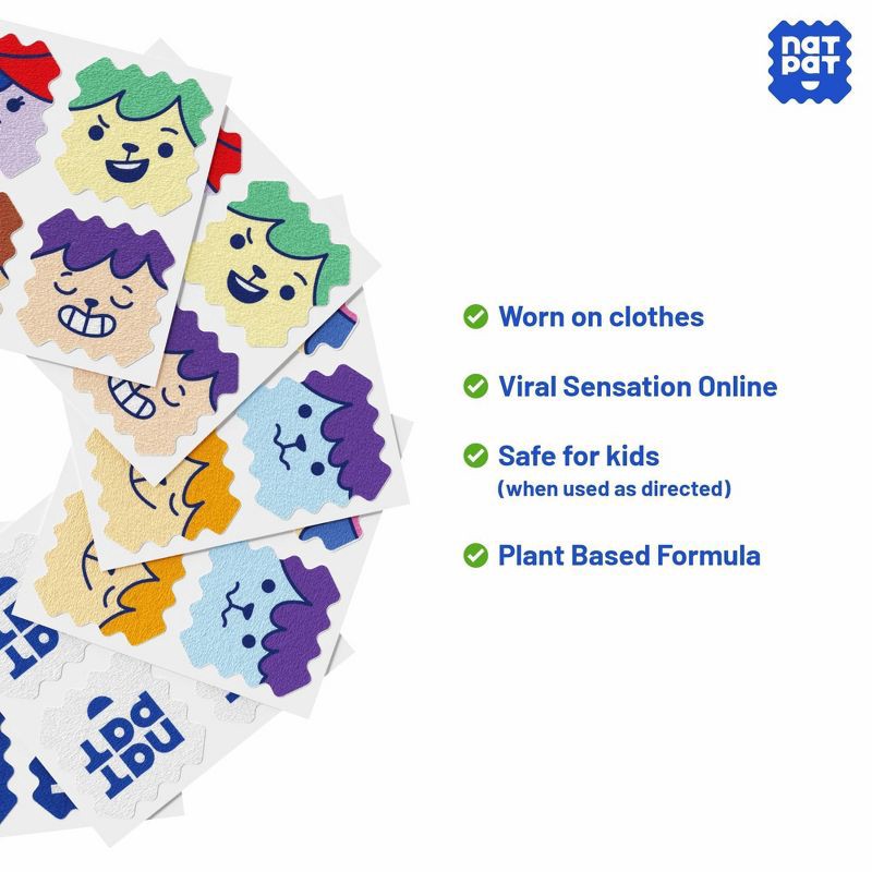 slide 6 of 9, NATPAT 24ct "TrailPatch" Tick Repellent Stickers Natural and Non-Toxic for Kids & Adults, Ideal for Hiking & Outdoor, 24 ct