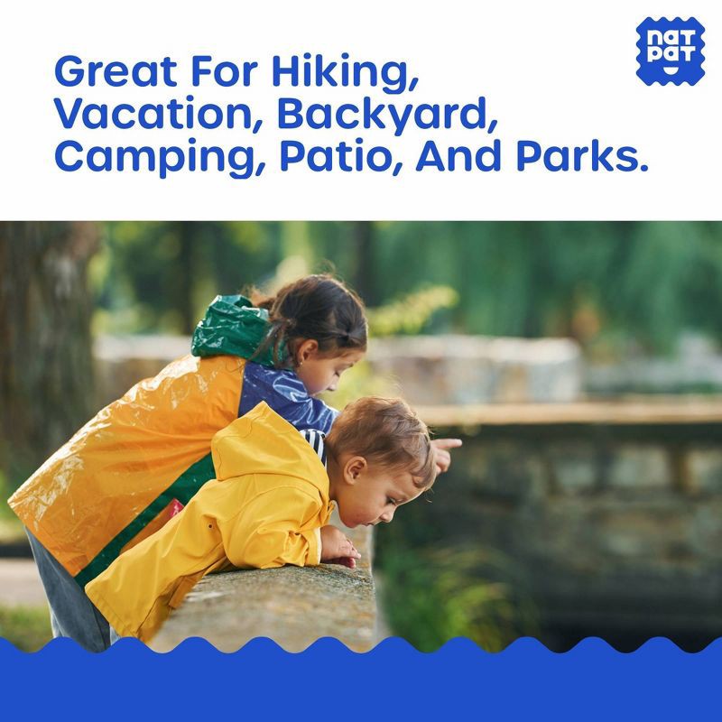 slide 9 of 9, NATPAT 24ct "TrailPatch" Tick Repellent Stickers Natural and Non-Toxic for Kids & Adults, Ideal for Hiking & Outdoor, 24 ct