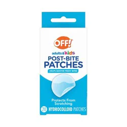OFF! Adults & Kids Mosquito Bite Relief Patch Anti-Itch Treatment - 20ct