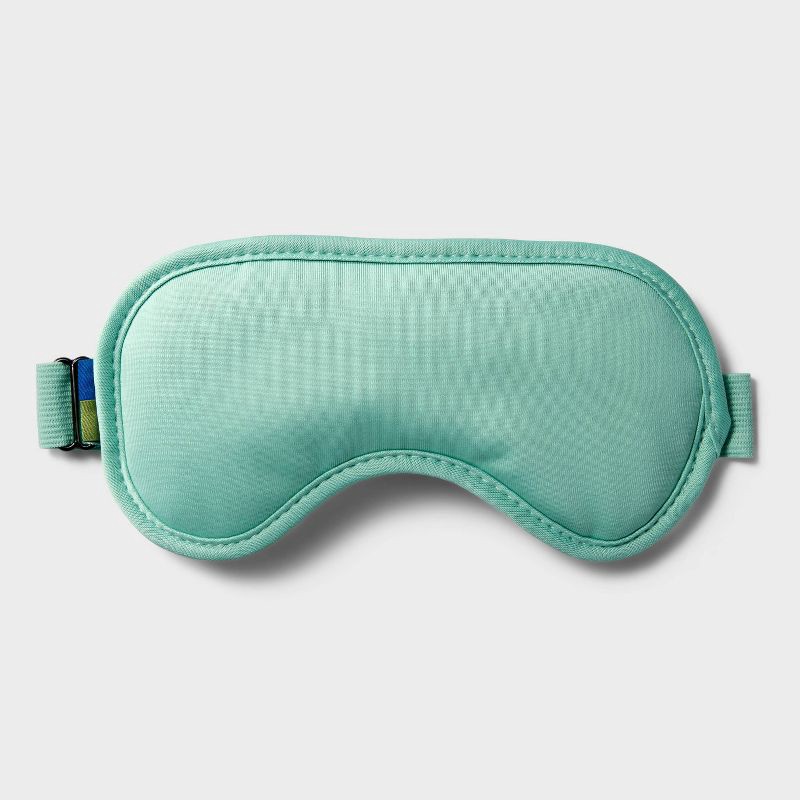 slide 1 of 3, Light Blocking Sleep Mask - Open Story™ Sage Green: 90% Recycled Polyester, Spandex, 1 ct
