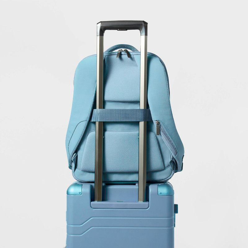 slide 6 of 6, Signature Day Trip Backpack - Open Story™ Blue: Recycled Nylon, Water-Resistant, 1 ct