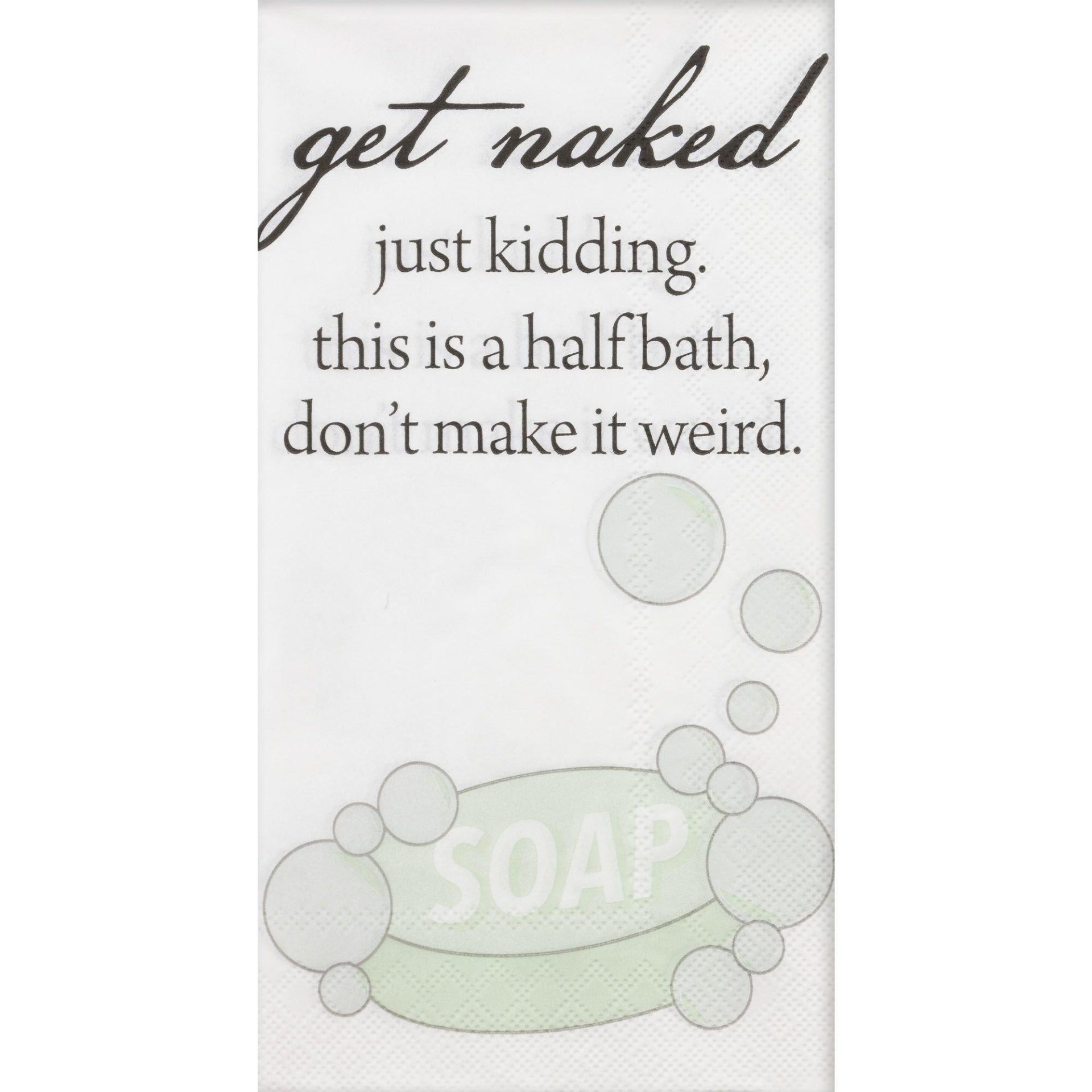 slide 1 of 1, Party City Get Naked Premium Paper Guest Towels, 16 ct