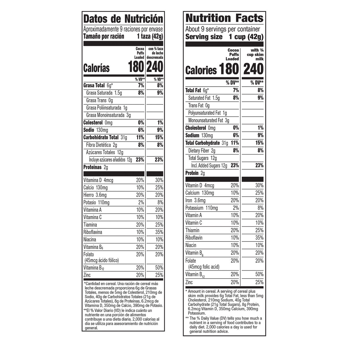 slide 4 of 13, Cocoa Puffs Loaded Cereal, Chocolatey Cereal With Artificially Flavored Vanilla Crème Filling, Made With Whole Grain, Large Size, 13 oz, 13 oz