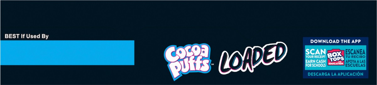 slide 6 of 13, Cocoa Puffs Loaded Cereal, Chocolatey Cereal With Artificially Flavored Vanilla Crème Filling, Made With Whole Grain, Large Size, 13 oz, 13 oz