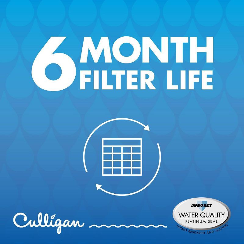 slide 4 of 10, Culligan CUSCIN Replacement Samsung (HAF-CIN) Refrigerator Water Filter: Filters Odors, Lead, Chlorine, VOCs, Microplastics, 1 ct