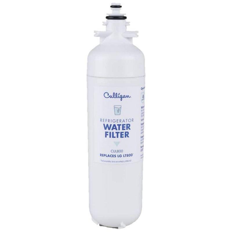 slide 2 of 9, Culligan CUL800 Replacement LG (LT800P) Refrigerator Water Filter: Filters Odors, Pharmaceuticals, Lead, Chlorine, VOCs, 1 ct