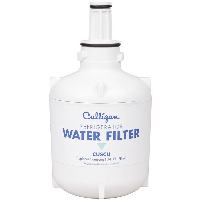 slide 2 of 10, Culligan CUSCU Replacement Samsung (HAF-CU1) Refrigerator Water Filter: Filters Odors, Lead, Chlorine, VOCs, 30-Day Warranty, 1 ct