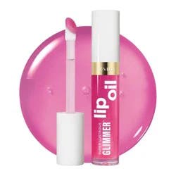 Revlon Super Lustrous Glimmer Lip Oil - Moisturizing - 004 Gone Rose - 0.13 fl oz