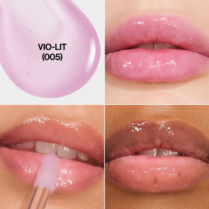 slide 3 of 11, Revlon Super Lustrous Glimmer Lip Oil - Moisturizing - 005 Vio - lit - 0.13 fl oz, 0.13 fl oz