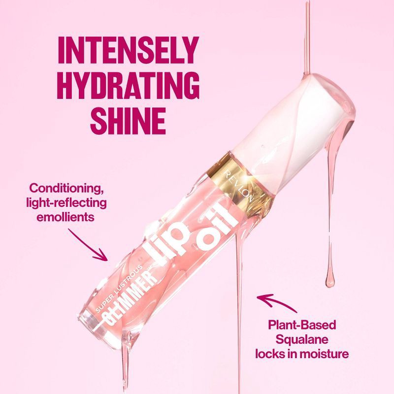 slide 6 of 11, Revlon Super Lustrous Glimmer Lip Oil - Moisturizing - 005 Vio - lit - 0.13 fl oz, 0.13 fl oz