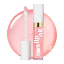 Revlon Super Lustrous Glimmer Lip Oil - Moisturizing - 001 Candy Hearts - 0.13 fl oz