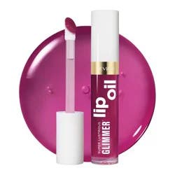 Revlon Super Lustrous Glimmer Lip Oil - Moisturizing - 006 Plum Pop - 0.13 fl oz