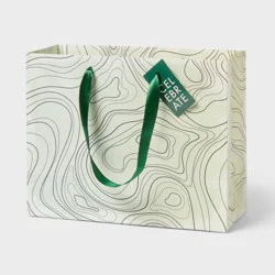 Small Swirl Design Birthday Gift Bag with Tag Green - Spritz™