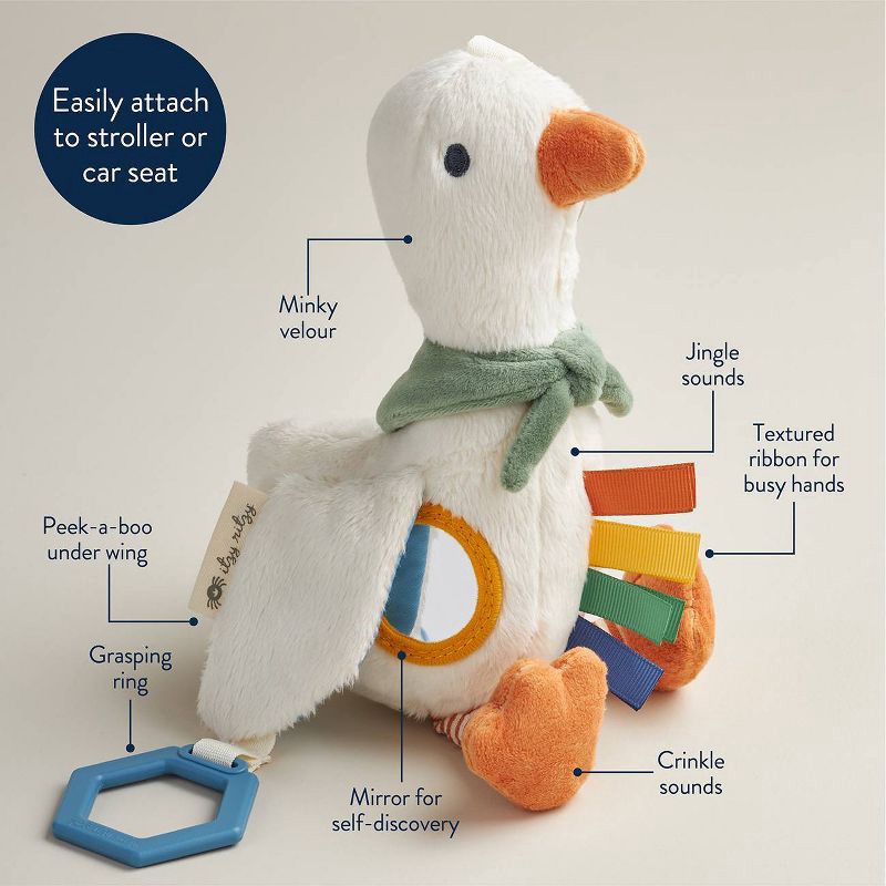 slide 4 of 8, Itzy Ritzy Traveller Learning Toy - Goose, 1 ct