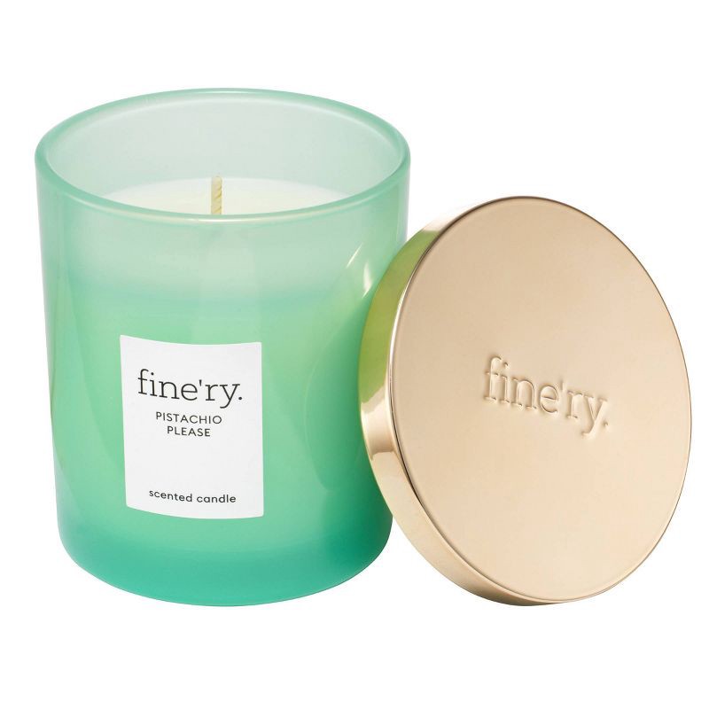 slide 1 of 5, fine'ry. Candles - Pistachio Please - 7oz, 7 oz
