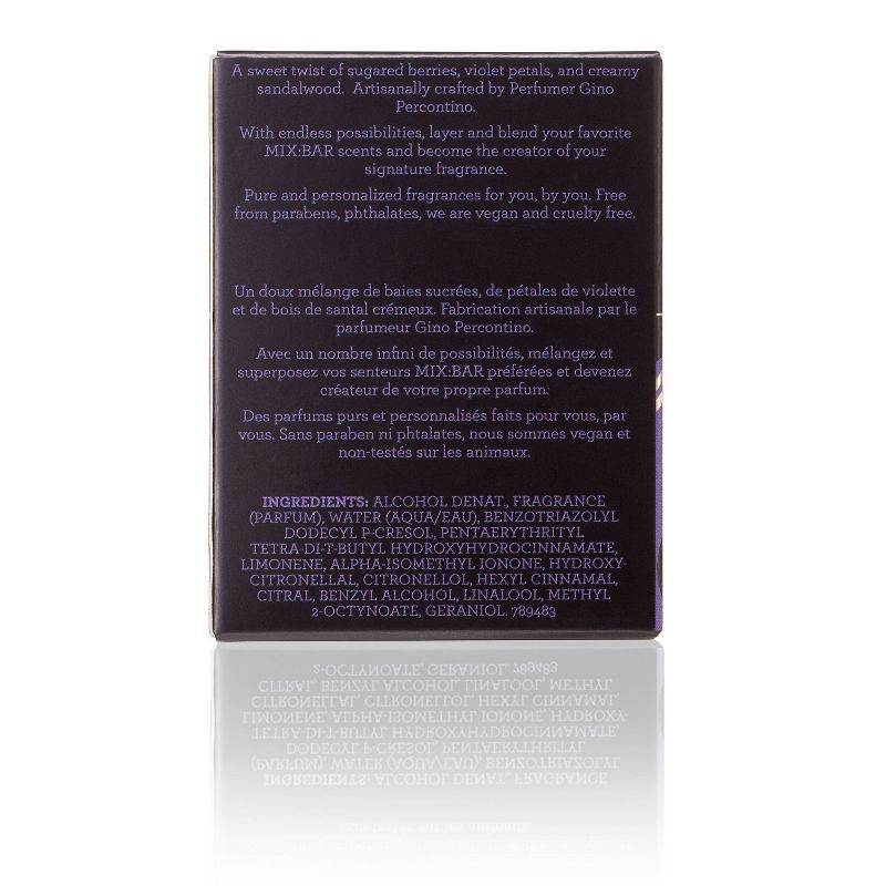 slide 4 of 8, MIX:BAR Women's Eau De Perfume - Sugared Violet - 1.7 fl oz, 1.7 fl oz