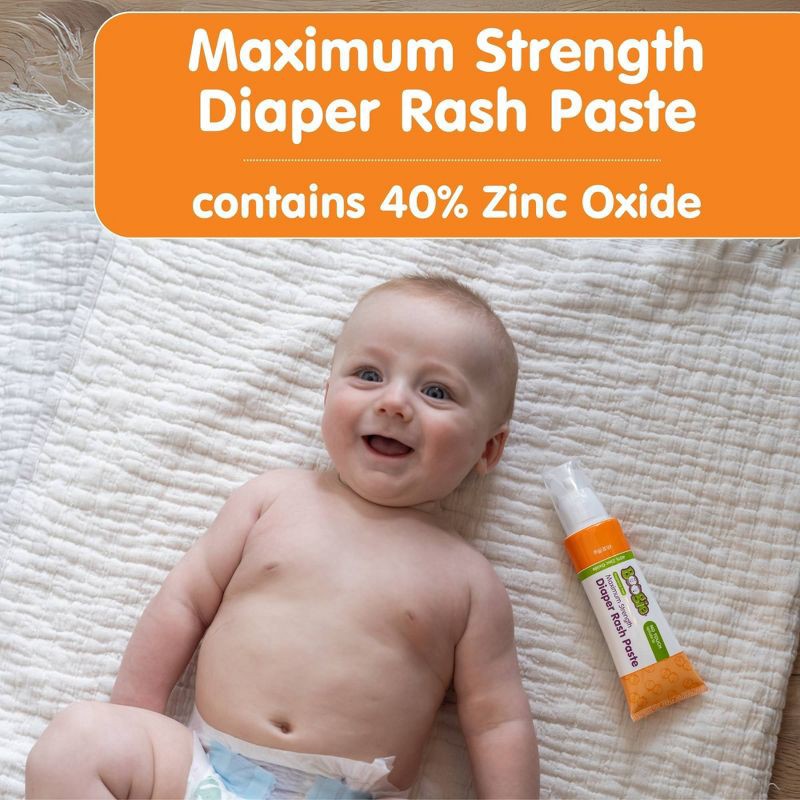 slide 3 of 10, Boogie No Touch Maximum Strength Diaper Rash Cream with Spatula Applicator in Tube - 4oz, 4 oz