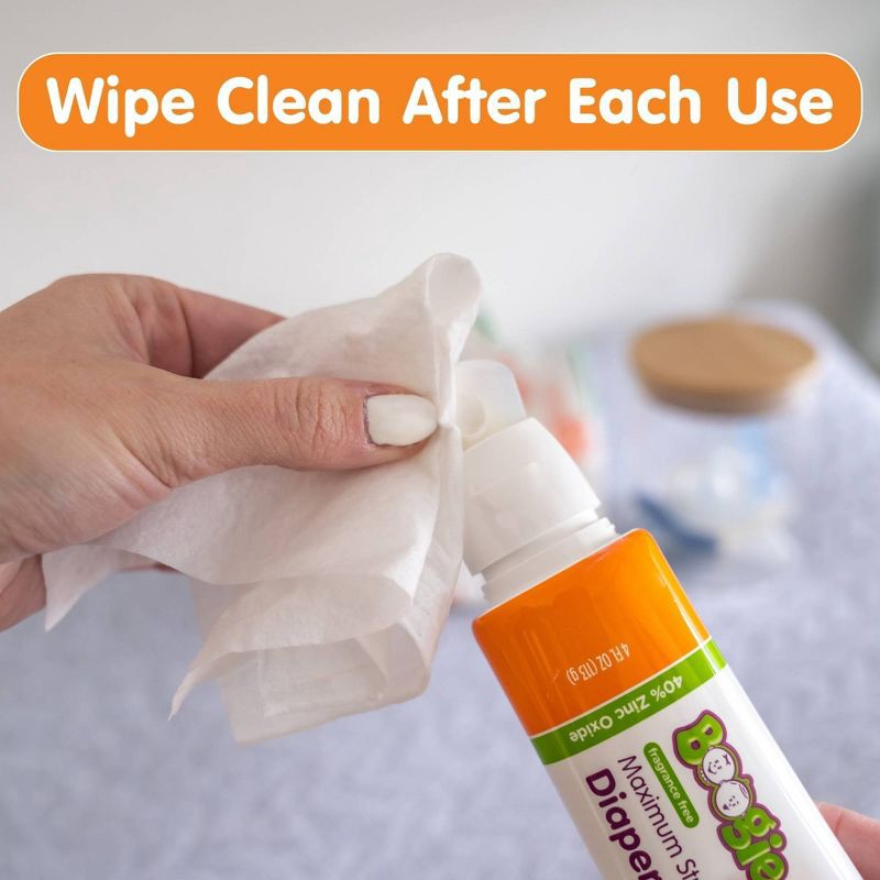 slide 8 of 10, Boogie No Touch Maximum Strength Diaper Rash Cream with Spatula Applicator in Tube - 4oz, 4 oz