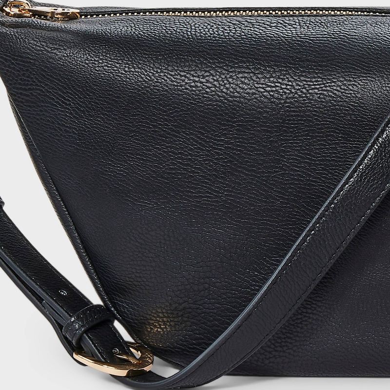 slide 5 of 5, Essential Sling Crossbody Bag - Universal Thread™ Black: Shell, Removable Strap, 45.5" Max Length, 1 ct
