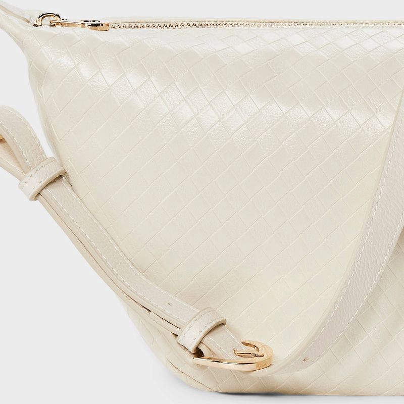 slide 5 of 5, Essential Sling Crossbody Bag - Universal Thread™ Off-White: Detachable Strap, 45.5" Max Length, 1 ct