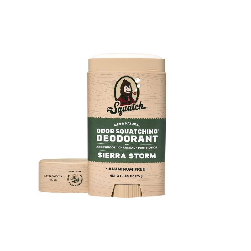 slide 3 of 3, DR. SQUATCH Men's Natural Solid Deodorant Sierra Storm - 2.65oz, 2.65 oz
