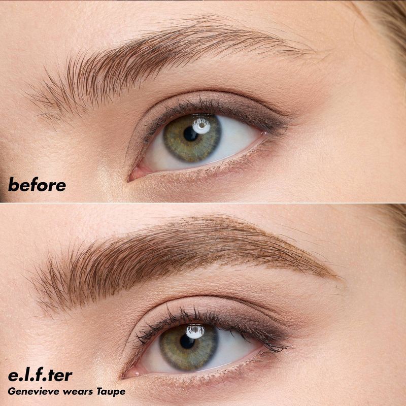 slide 4 of 12, e.l.f. Holy Strokes Micro-Fine Waterproof Eyebrow Enhancer Pen - Taupe - 0.02 fl oz, 0.02 fl oz