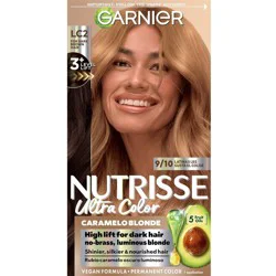 Garnier Nutrisse Ultra Color Nourishing Permanent Hair Color Crème Kit - LC2 High Lift Dark Blonde