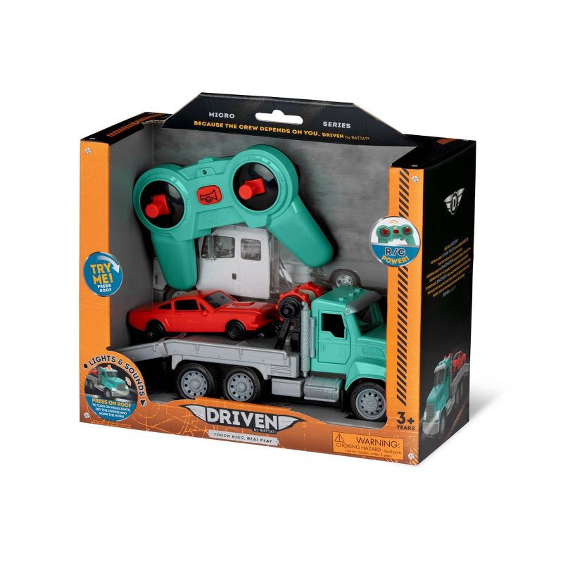 slide 6 of 6, DRIVEN by Battat RC Micro Series Tow Truck, 1 ct