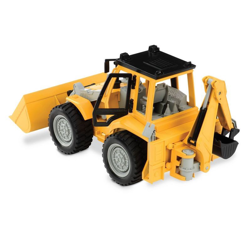 slide 2 of 5, DRIVEN by Battat Midrange Backhoe Loader: Toy Construction Vehicle - Metal & Plastic, Battery Powered, 1 ct