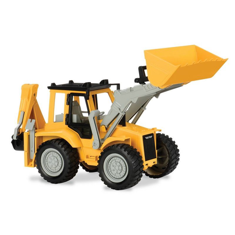 slide 3 of 5, DRIVEN by Battat Midrange Backhoe Loader: Toy Construction Vehicle - Metal & Plastic, Battery Powered, 1 ct