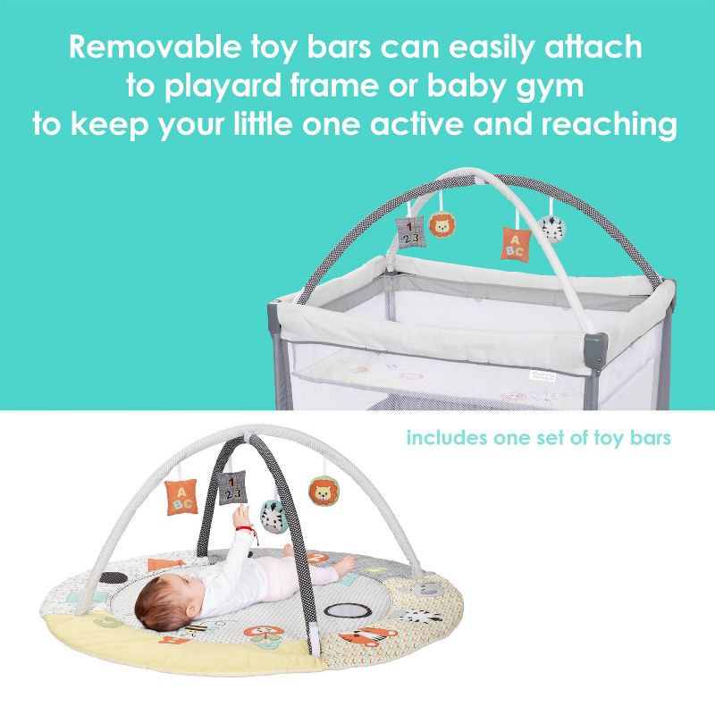 slide 4 of 10, Baby Trend Play Suite 3-in-1 Quick-Fold Playard with Baby Gym - Quartz Stone, 1 ct