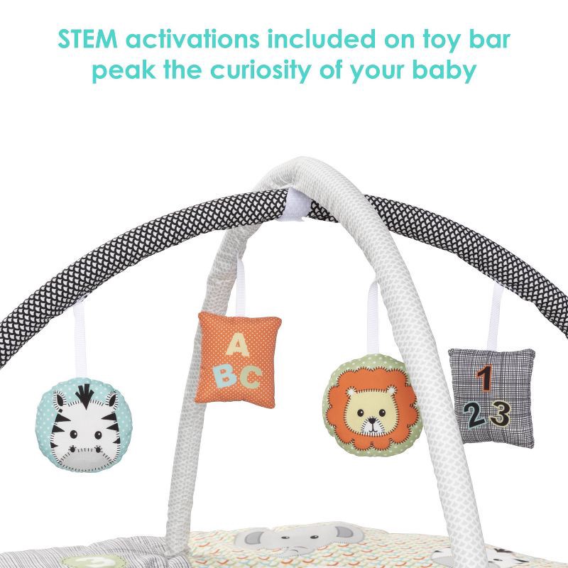 slide 5 of 10, Baby Trend Play Suite 3-in-1 Quick-Fold Playard with Baby Gym - Quartz Stone, 1 ct