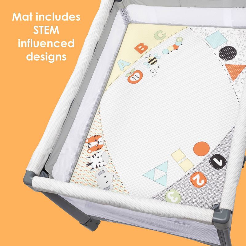 slide 6 of 10, Baby Trend Play Suite 3-in-1 Quick-Fold Playard with Baby Gym - Quartz Stone, 1 ct