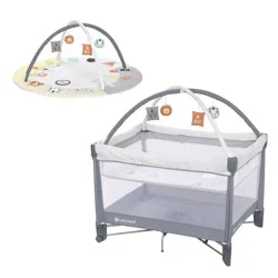 Baby Trend Play Suite 3-in-1 Quick-Fold Playard with Baby Gym - Quartz Stone