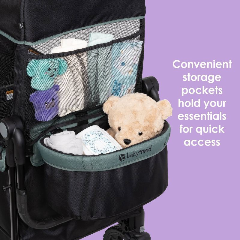slide 20 of 31, Baby Trend Quest PLUS 3-in-1 Stroller Wagon - Madrid Green, 1 ct