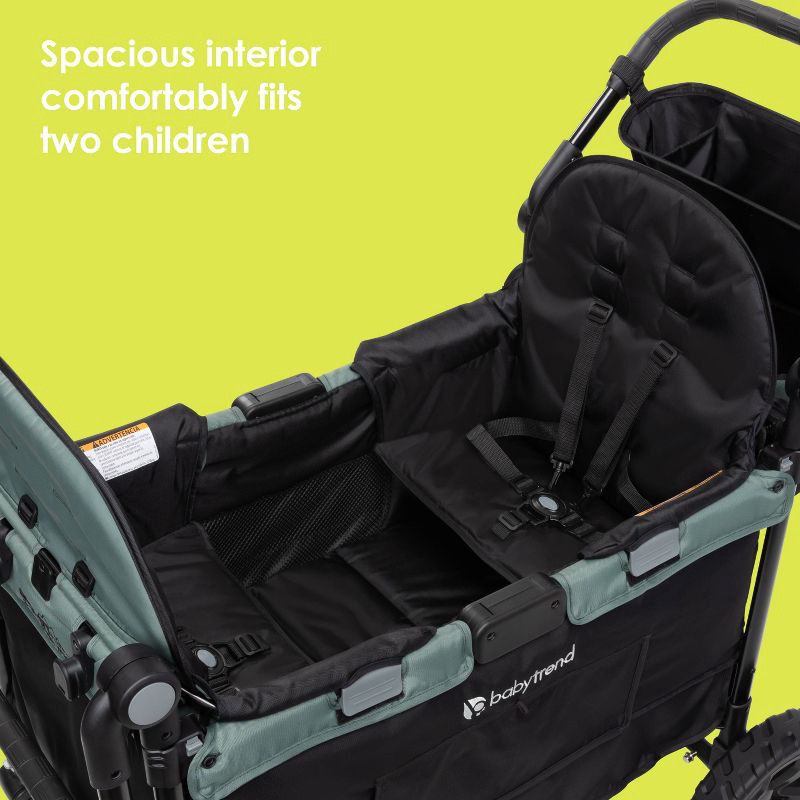 slide 27 of 31, Baby Trend Quest PLUS 3-in-1 Stroller Wagon - Madrid Green, 1 ct