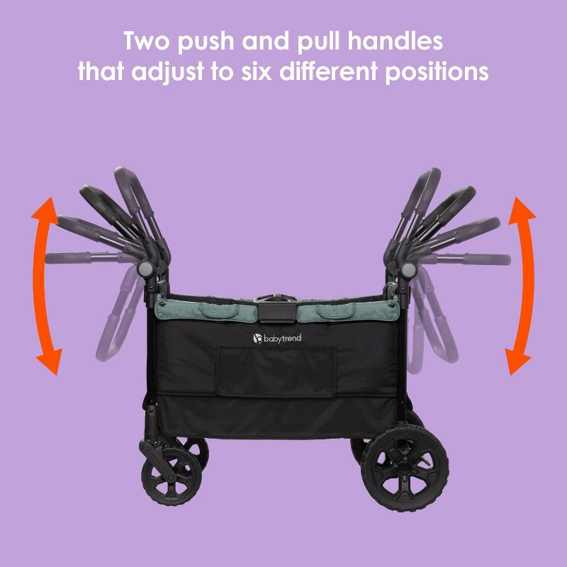 slide 28 of 31, Baby Trend Quest PLUS 3-in-1 Stroller Wagon - Madrid Green, 1 ct