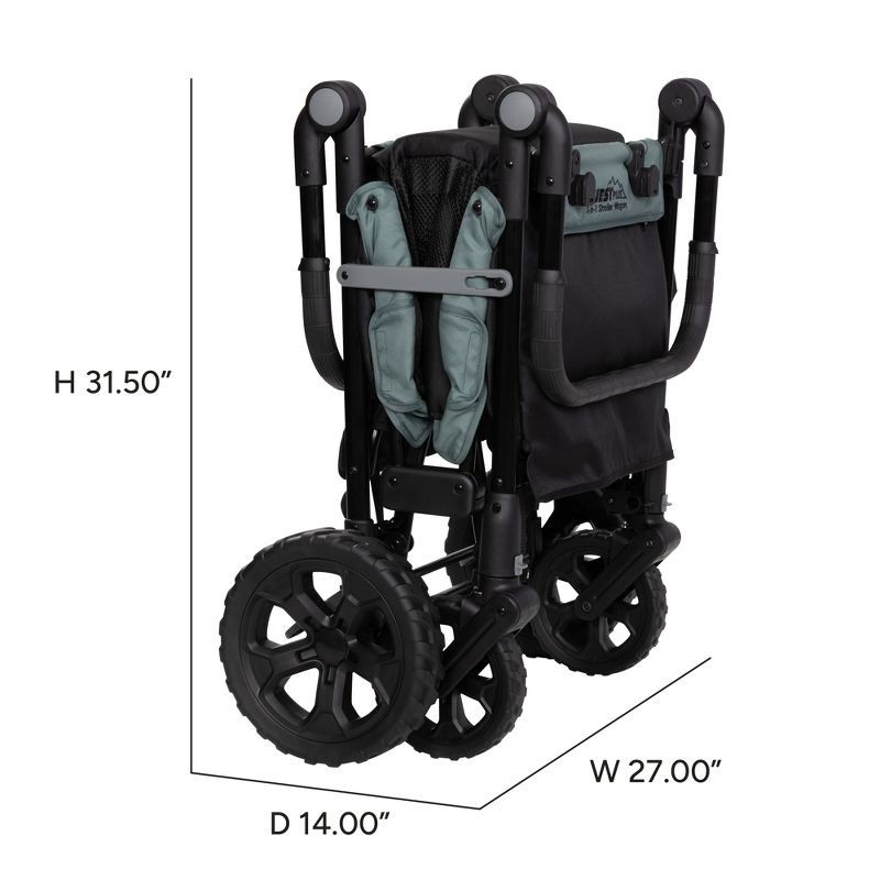 slide 29 of 31, Baby Trend Quest PLUS 3-in-1 Stroller Wagon - Madrid Green, 1 ct