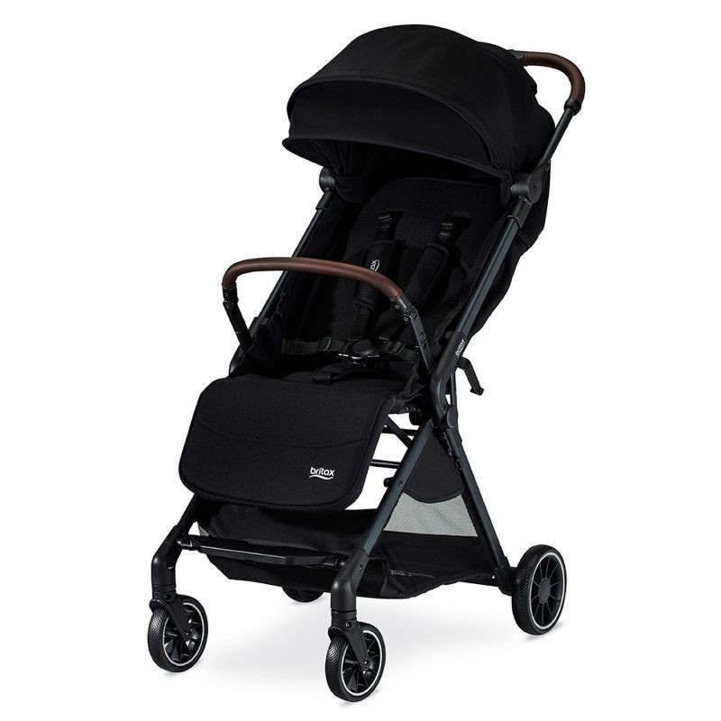 slide 15 of 15, Britax Juniper Compact Stroller, Lightweight Fold-and-Go Design - Raven Black, 1 ct