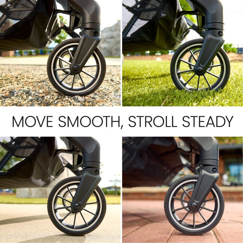 slide 5 of 15, Britax Juniper Compact Stroller, Lightweight Fold-and-Go Design - Raven Black, 1 ct